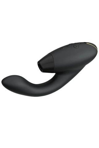 black dual-stimulation vibrator