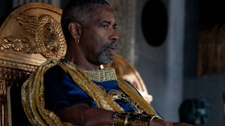 Denzel Washington as Macrinus in Gladiator 2 (2024)