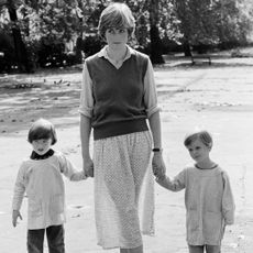 Princess Diana and nursery students