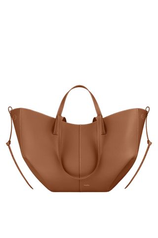 Polène Cyme Edition Textured Camel Bag