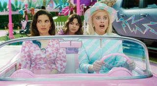 america ferrera and margot robbie in Barbie