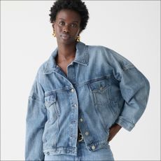 J.Crew Limited-Edition Point Sur Denim Trucker Jacket in Beach Way Wash