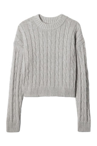 Gap Cable-Knit Cropped Sweater