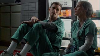 eddie redmayne and jessica chastain in the good nurse