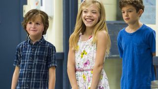 Three children stand next to each other in 'Wonder'