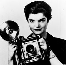 jackie kennedy with camera