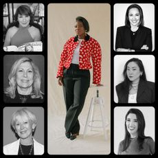 Marie Claire Editor in Chief Nikki Ogunnaike, Previous Editor in Chiefs, Bonnie Fuller, Lesley Jane Seymore, Joanna Coles, Anne Fulenwinder, Aya Kanai, and Sally Holmes