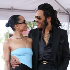 Zoe Kravitz and Lenny Kravitz