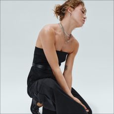 Editorial image of Gap linen-cotton cargo jumpsuit 