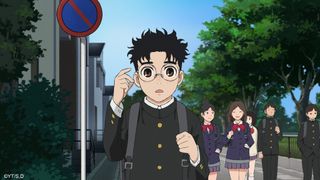 Okarun in the Dan Da Dan anime