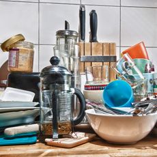 Pile of Dirty Dishes