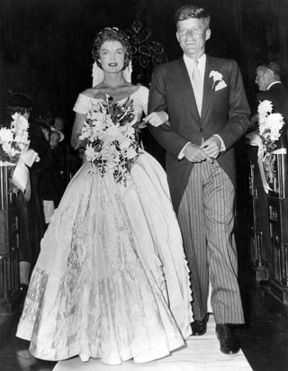 celebrity wedding - John and Jackie Kennedy