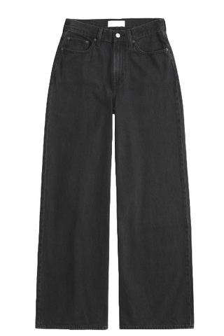 Abercrombie & Fitch High Rise Wide Leg Jean