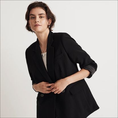 Madewell The Rosedale Blazer in Crepe