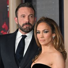 Ben Affleck and Jennifer Lopez at the premiere of "This is Me... Now: A Love Story" in Hollywood, California, on February 13, 2024. 