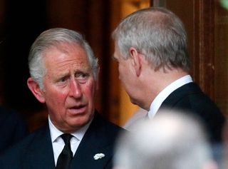 Prince Andrew and King Charles