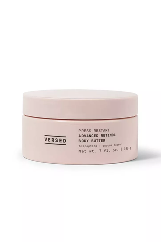 Versed Press Restart Advanced Retinol Body Butter on white background