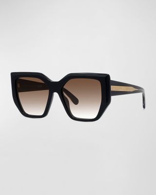 Acetate Oval Sunglasses