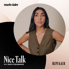 rupi kaur on the nice talk podcast