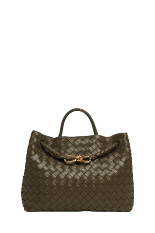 Bottega Veneta Andiamo Medium Leather Tote