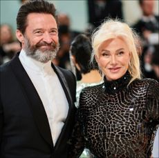 ugh Jackman and Deborra-Lee Furness attends the 2023 Met Gala Celebrating "Karl Lagerfeld: A Line Of Beauty" at Metropolitan Museum of Art on May 01, 2023 in New York City. 