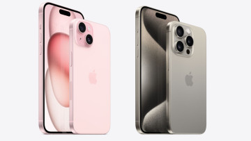 A picture of iPhone 15 and 15 Pro