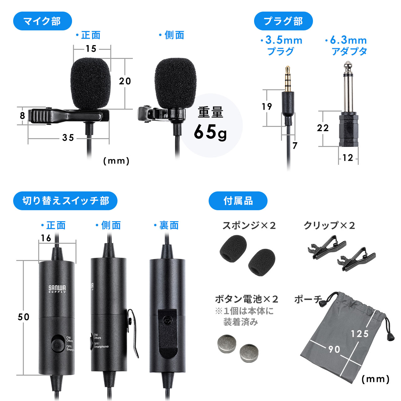 s}CN  RfT[}CN P[u6m 3.5mmvOڑ dr Sw Nbv 400-MC018