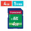 Transcend SDHCJ[h 4GB Class4 TS4GSDHC4