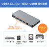 USB Type-C hbLOnuiHDMIELAN|[gEJ[h[_[ځj USB-3TCH14S2