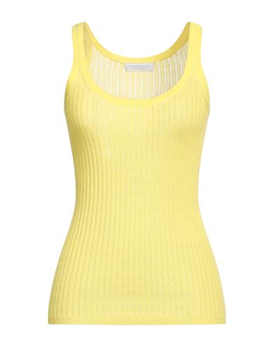 Gabriela Hearst Woman Top Pastel Yellow Size L Cashmere, Silk