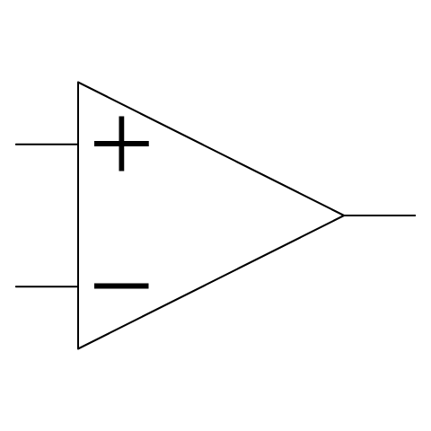 オペアンプ 回路図記号 旧