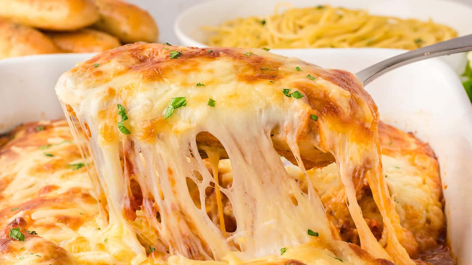 Cheesy Chicken Parmesan recipe by Cheerful Cook.