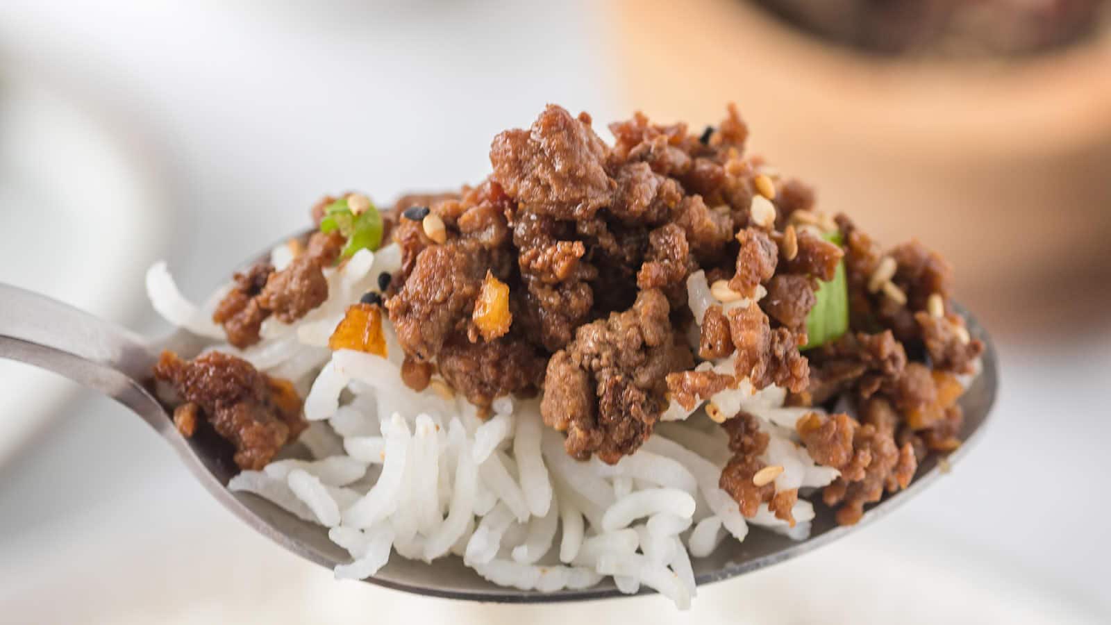 Korean Beef Bowl recipe by Cheerful Cook.