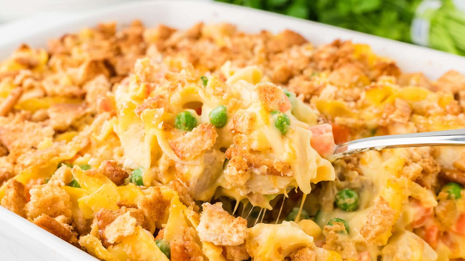 Chicken and Noodle Casserole recipe by Cheerful Cook.