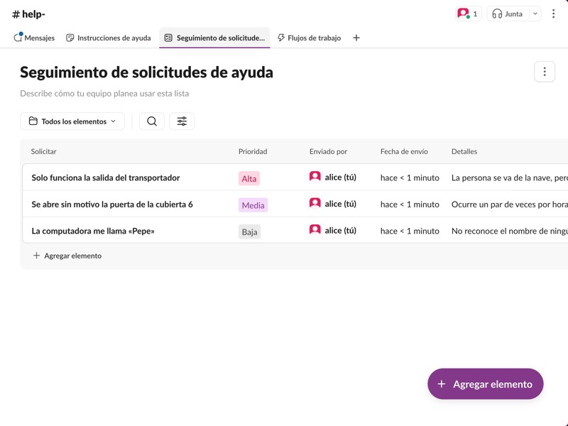 Haz que la administración de las solicitudes sea más eficaz con un formulario de solicitudes uniforme, una herramienta de seguimiento y actualizaciones de estado automatizadas.