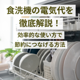 食洗機の電気代を徹底解説！効率的な使い方で節約につなげる方法