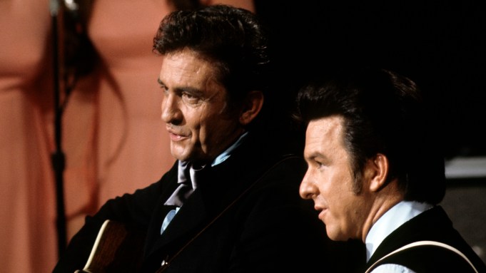 Johnny Cash and Tommy Cash