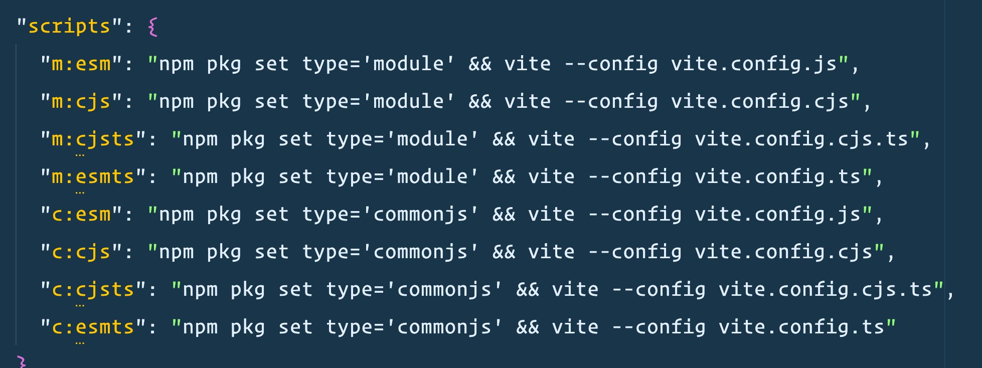 Publishing a module to support esm and cjs