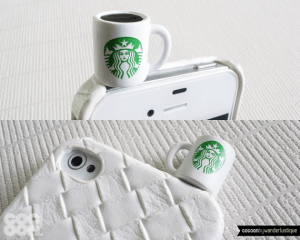 スタバ好きなら見逃せない！スマホにちょこっと乗っかるかわいいマグ - Miniature Starbucks Coffee Mug iPhone Plug -