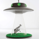 牛がUFOにさらわれてしまう！ - The Alien Abduction Lamp -