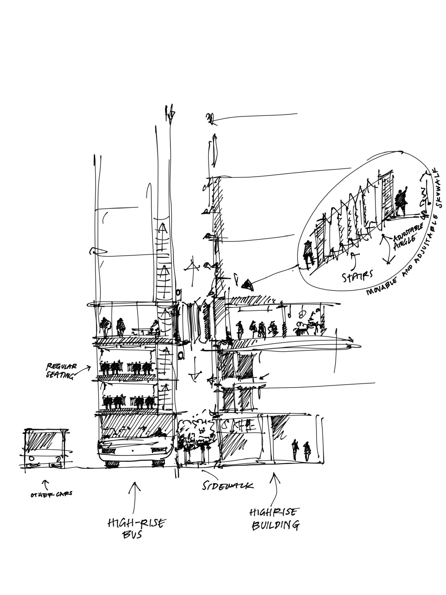 A tower bus