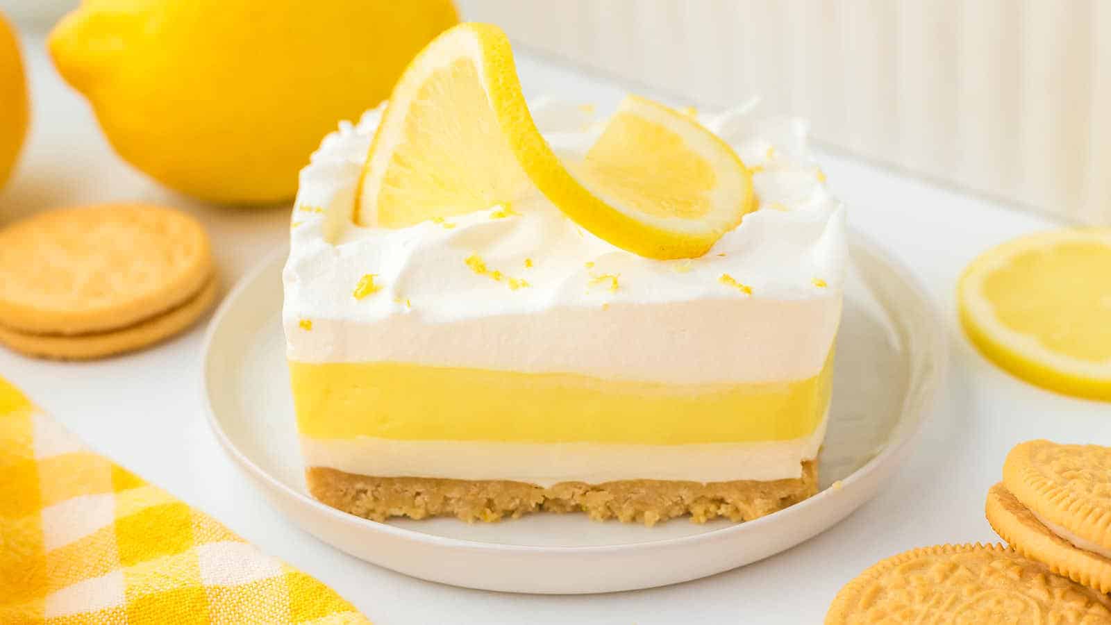 Lemon Lush recipe by Cheerful Cook.