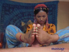 Footjob gif