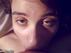 #amateur blowjob #amazing eyes blowjob #blow job #lil kiwwi monster #nose pinch #Nose Pinch Blowjob gif