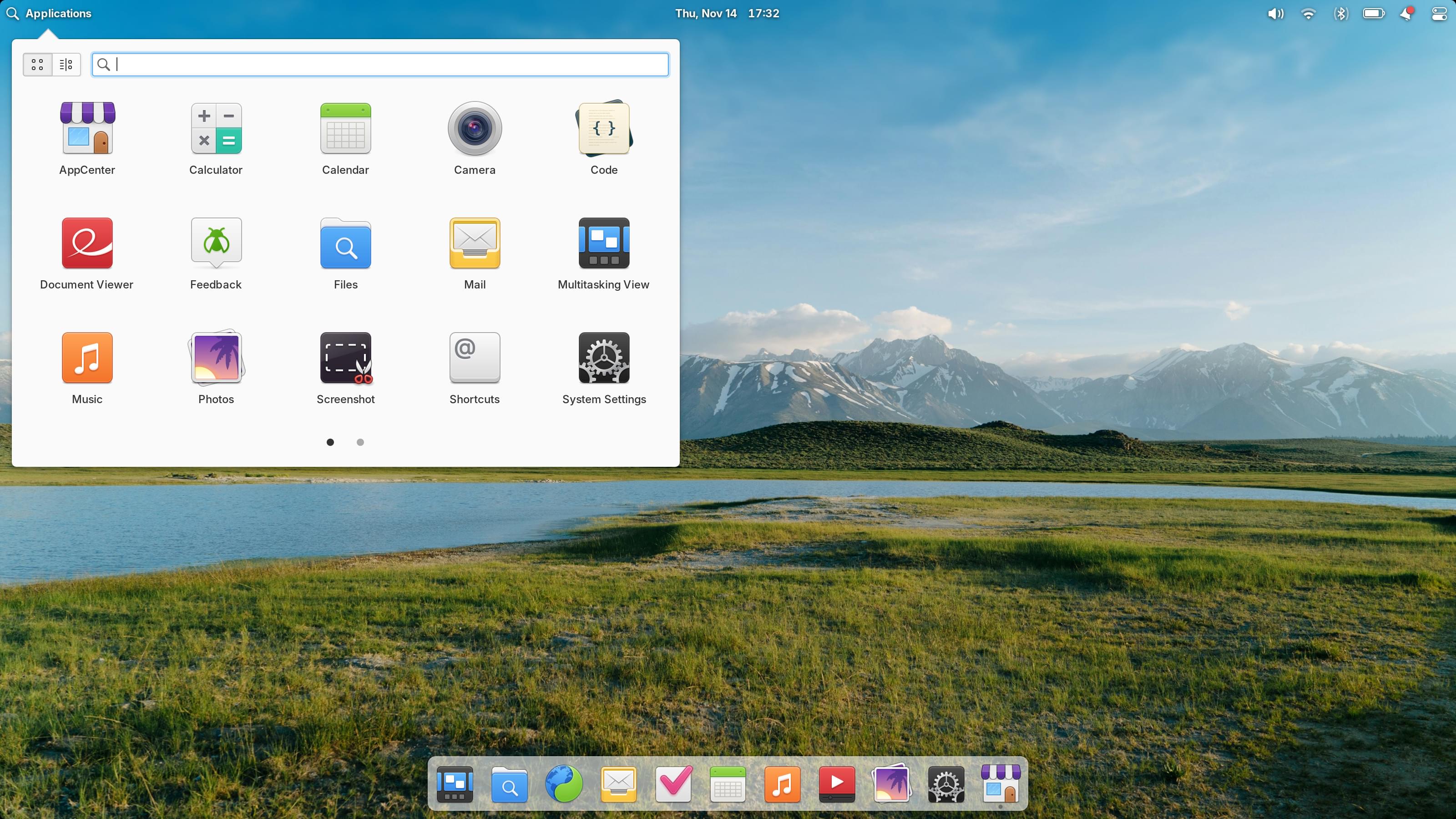 elementary OS 8 desktop