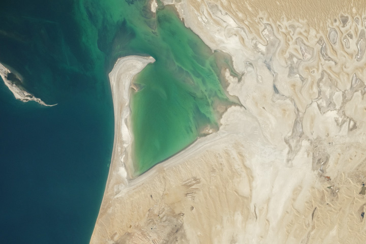 Desert Peninsula in Turkmenistan