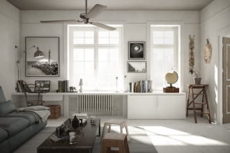 scene 10 AI48 for Cinema4D Archinteriors