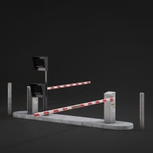 railway barrier 12 AM211 Archmodels