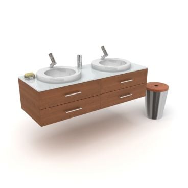 bathroom furniture set 18 AM56 Archmodels