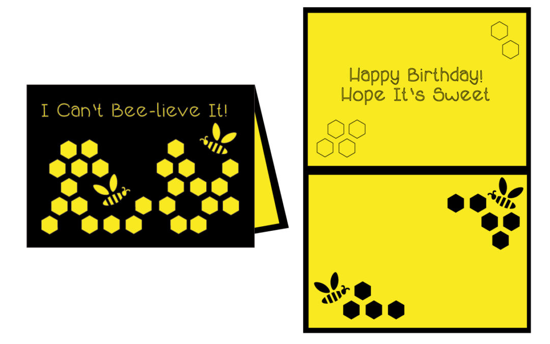 Bee & Honeycomb Greeting Card